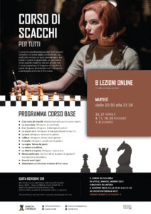 locandina corso online scacchi